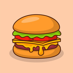 Hamburger Vector Illustration