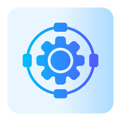 gear gradient icon