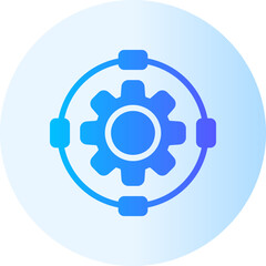gear gradient icon