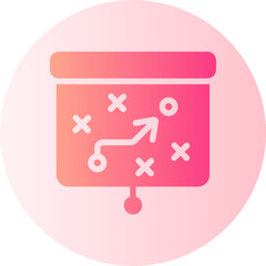 strategy gradient icon
