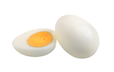 boiled egg isolated on  transparent png
