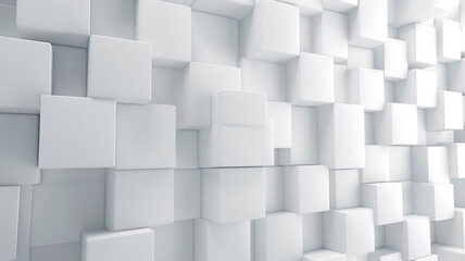 white abstract background with a soft minimalistic square