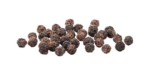 Black Peppercorns isolated on transparent png