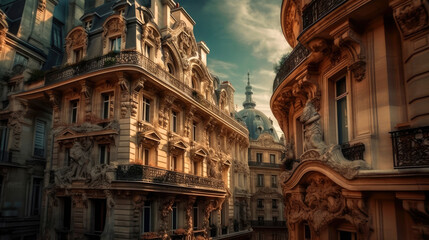 Fototapeta na wymiar France. Breathtaking travel destination place. Generative AI
