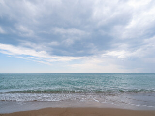 beautiful sea view in summer