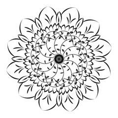 Mandala Art design in circle. Simple mandala design floral mandala art beautiful mandala artwork