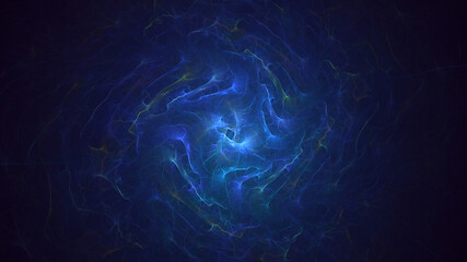 3D rendering abstract fractal light background
