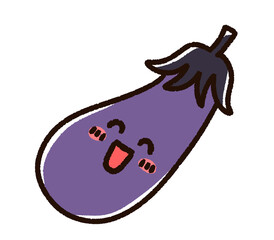 笑顔のナスのキャラクター