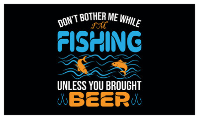 Fishing T-shirt Design