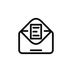simple email icon sign vector
