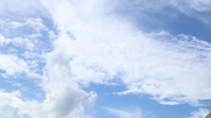 blue sky with clouds