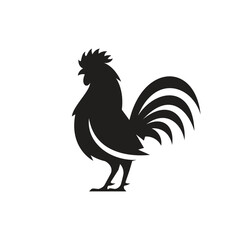 rooster logo vector icon illustration