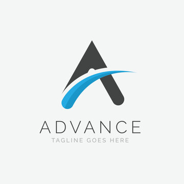 Creative And Unique A Letter Logo Vector Design 