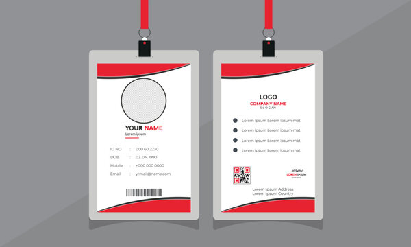 Modern ID Card design template