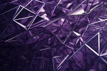 Purple Poly Futuristic Abstract Geometric Background for Graphic Design and Digital Art