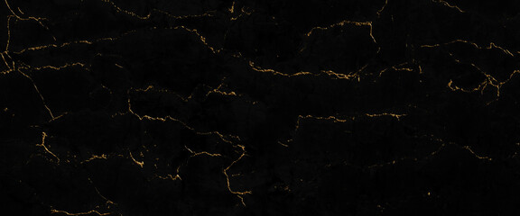 Black marble texture background with golden veins, Black marble natural pattern for background,...