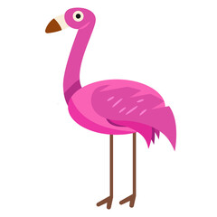 Crane Flat. Vector Illustration