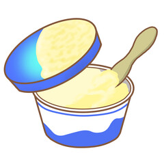 カップアイスバニラ