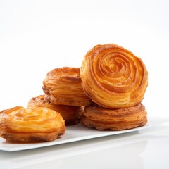 Fototapeta premium Palmier Isolated on White. Generative AI