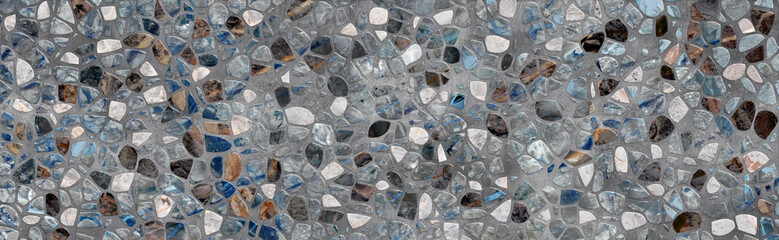 colorful pebbles texture, mosaic background