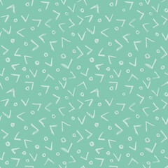 Vector Seamless Hand Drawn Scribble Pattern. Minimal Artistic Sketch Endless Print.