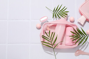 Toilet bag for different toilet and self care accessories