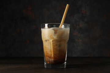 Cold drink for refreshing - ice coffee. Fresh summer drink