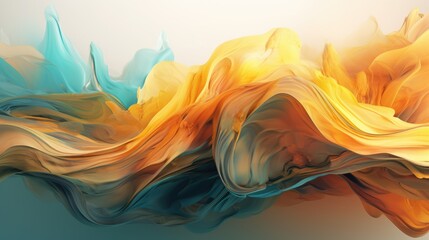 abstract colorful 3d background. generative ai