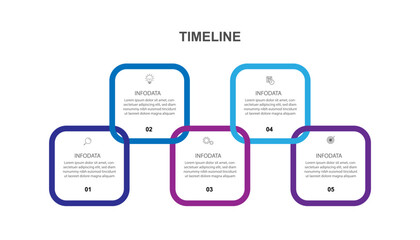 Infographic template vector for web and graphic design