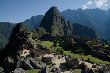 Fototapeta na wymiar Machu Picchu in Peruvian Andes