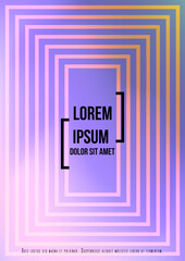 Tech Minimal Geometric Vector Poster Design with Lines and Gradient Colorful Circles. Collection of Abstract Backgrounds for Covers, Flyers, Templates, Booklets, Cards, Brochures, Branding, etc.