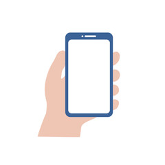 スマートフォンを持つ手