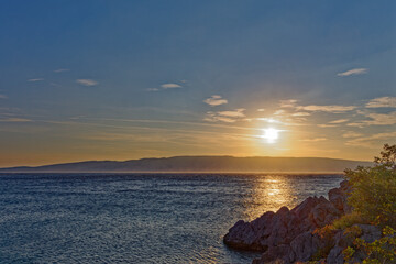 Sonnenuntergang &uuml;ber Krk