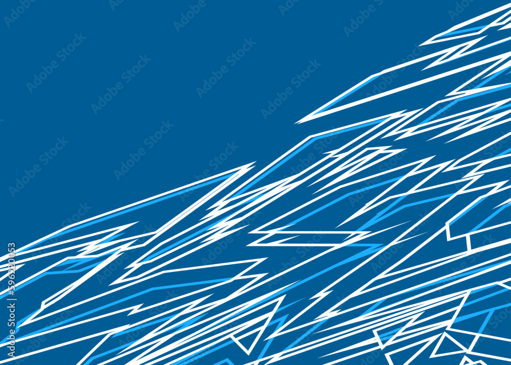 Poster abstract background with sketch geometric line pattern and with some copy space area
