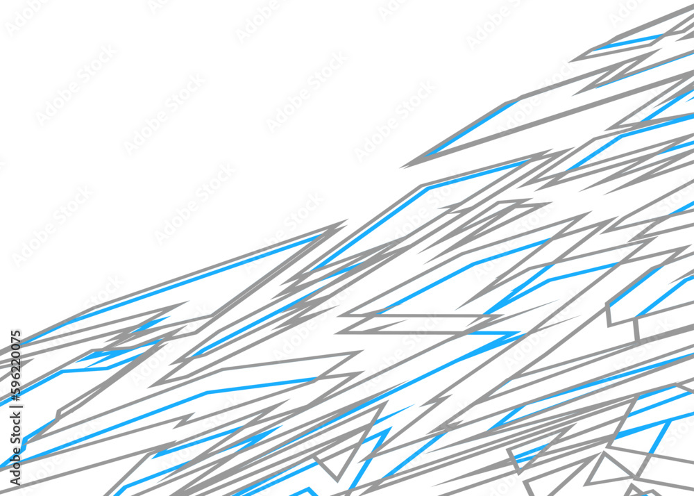 Poster abstract background with sketch geometric line pattern and with some copy space area