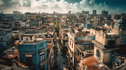 Havana. Cuba. Breathtaking travel destination place. Generative AI