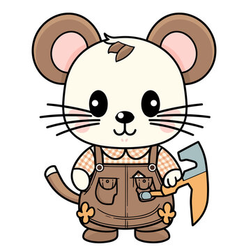 Cute clipart mouse