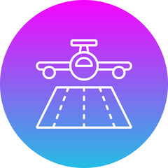 Obraz premium Landing Icon