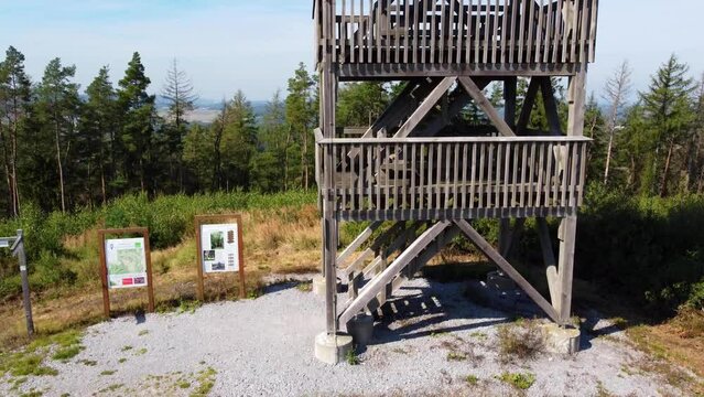 The Ebberg Tower in Balve Eisborn in Sauerland