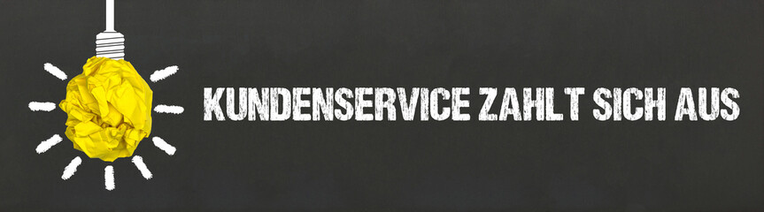 Kundenservice zahlt sich aus	