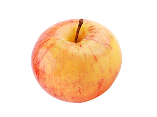 Fresh whole apple isolated on transparent background. PNG
