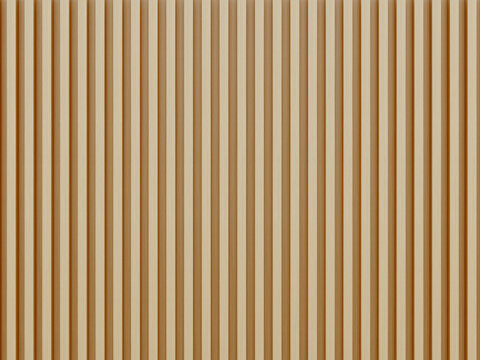 Acoustic fluted wood panel. 