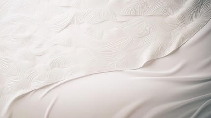 Obraz premium organic asian japanese line wave pattern oriental pattern traditional copy space with white background
