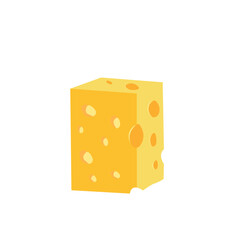 Simple Cheese Illustration
