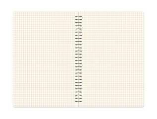 Blank notepad page with space for text or images with shadow, isolated on transparent background. PNG image.
