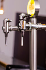 Beer taps in a Spanish bar