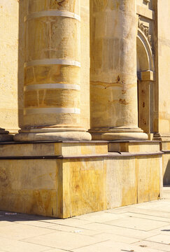 columns of the temple