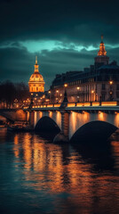 Paris. Breathtaking travel destination place. Generative AI