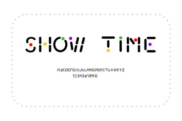 modern alphabet fonts set, minimal style. Typography technology, electronic, movie, digital, music, future, logo creative font.  vector illustration  