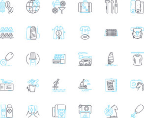 Mindfulness meditation linear icons set. Present, Awareness, Breath, Calm, Focus, Stillness, Relaxation line vector and concept signs. Mindful,Insight,Attention outline illustrations